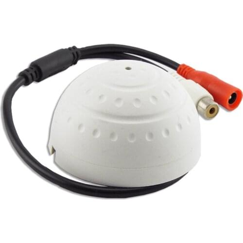 CCTV Pickup Microphone Audio Sound DC 1 to 2 Way Power Splitter Cable RCA male to Male Connector Monitoring for CCTV Camera