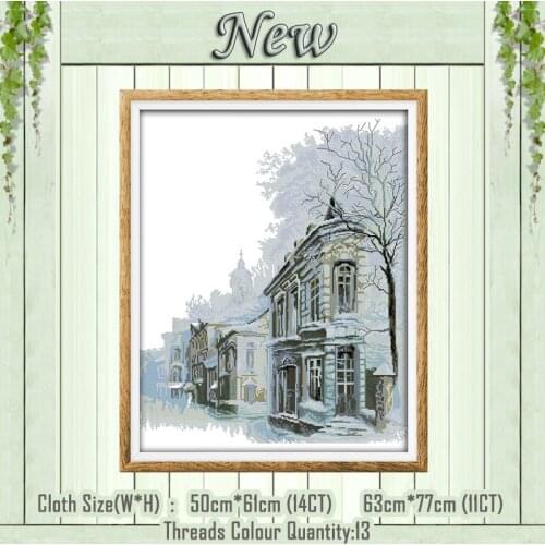 Lighthouse scenery diy painting counted printed on the canvas DMC 11CT 14CT kits chinese Cross Stitch embroidery needlework Sets