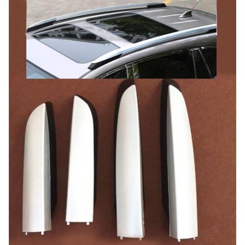 4pcs Roof Rack Rail End Cover Shell Cap For Toyota RAV4 RAV 4 XA40 2013 2014 2015 2016 2017 2018