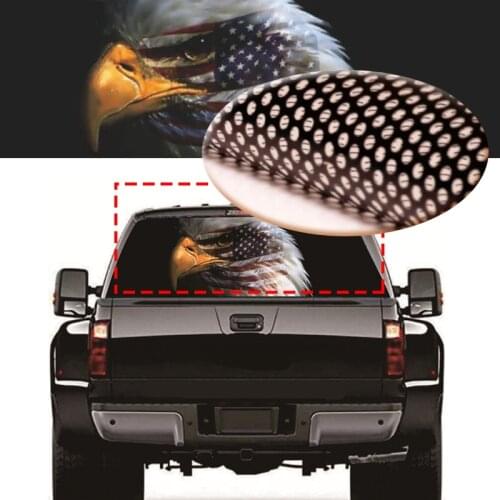 USA Eagle Rear Window Graphic Decal Rear Window Sticker for Jeep Truck Car Styling