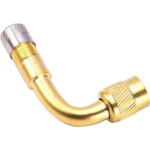 2021 New 45/90/135 Degree Angle Brass Air Tyre Valves Stem with Extension Adapter for Car