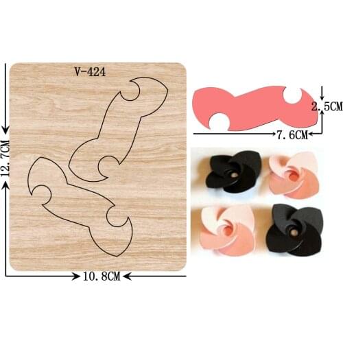 New Flowers, bow cutting dies for scrapbooking /Multiple sizes /V-424