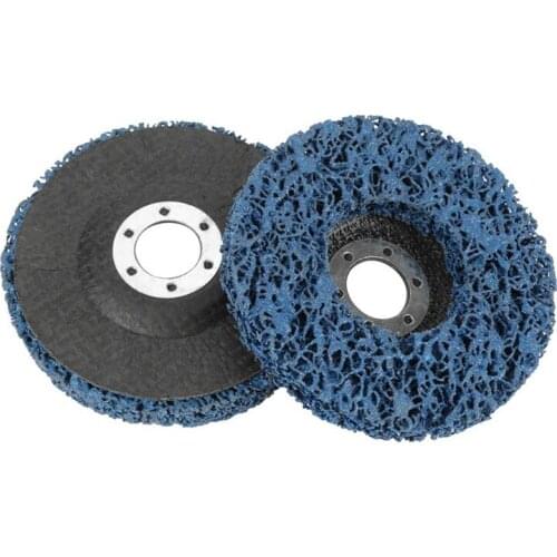 New 2 Pcs Abrasive Wheel Grinder Strip Disc 125 mm Poly Strip Disc Wheel Paint Rust Removal Clean for Angle Grinder Removal