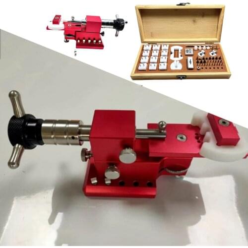 Adjustable Watch Snap Back Case Opener Back Cover Remover Fixer Repair Tools Kits for Watchmaker Red