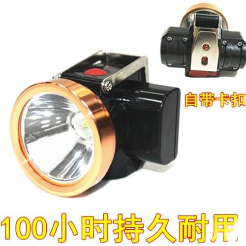 Coal miners helmet helmet 100 hours special underground construction engineering charging LED headlight Super