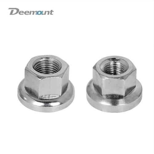 Bicycle Accessories 9mm Hub Nut Rear Axle Nut Flange Front Wheel 10mm Rear Wheel Screw Anti-skid Front Axle Nut