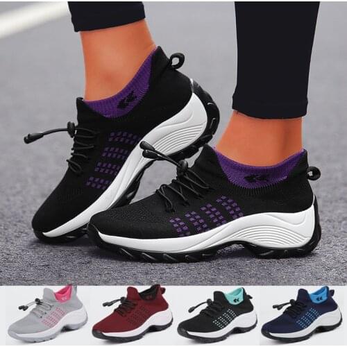 Tennis Shoes Women Breathable Air Mesh Lace-up Sneakers Woman Autumn Outdoor Light Female Sports Jogging Footwear Walking Shoes