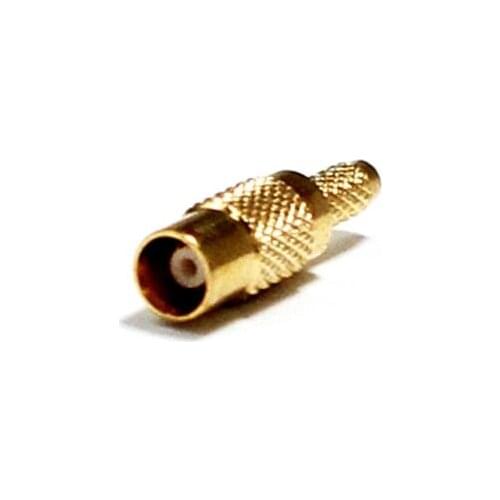 1PC New RF MCX Female Jack Connector Crimp For RG316,RG174,LMR100 Straight Goldplated Wholesale