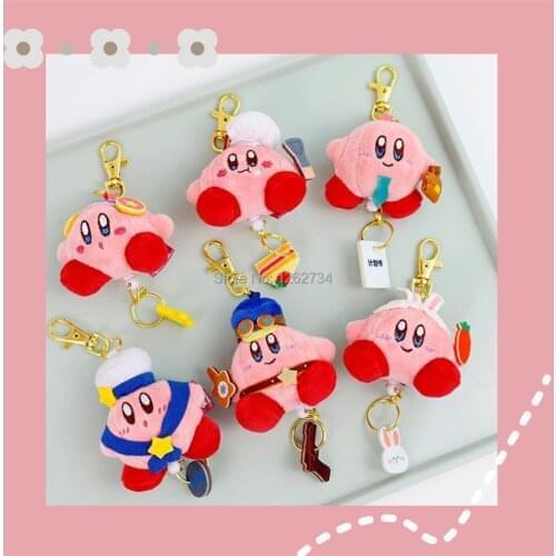 10PCS Star Navy Chef Rabbit Adventurer 5CM Plush Doll Keychain Pendat Figure Toy
