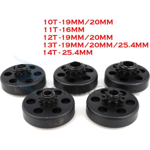 16/19/20/25.4mm GO Kart Fun Centrifugal Automatic Clutch 3/4" 10/11/12/13/14/18T 420\350\428 Chain for Karting Minibike engine