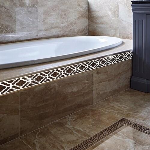 3d Acrylic Wall Stickers Mirrored Furniture Skirting Line Waistline Decor TV Wall Bedroom Living Room Decoration Wallstickers