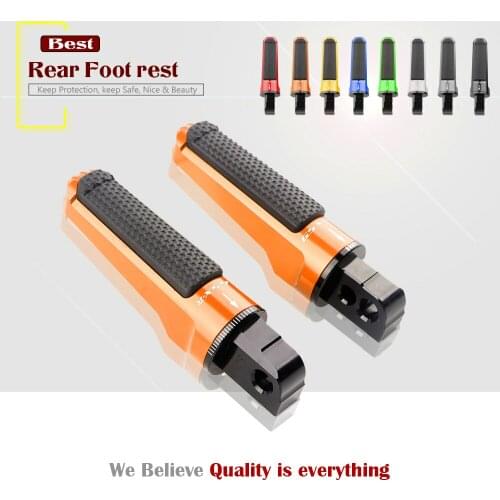 For SUZUKI GSXR 600 750 1000 GSX-R600 GSX-R750 GSXR1000 Motorcycle CNC Aluminum Rear Foot Pegs Footrest Passenger Footpegs