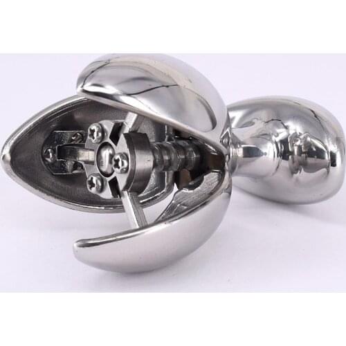 Stainless Steel Locking Anal Anchor Adjustable Butt Plugs Metal Anal Sex Toys for Women and Men anal toys adult toys sex toys