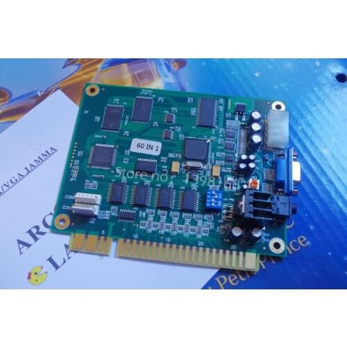 Jamma 60 in 1 Classic Arcade Game board for CGA/VGA Arcade Game Machine Pac-Man/ use Up Right and Cocktail game machine
