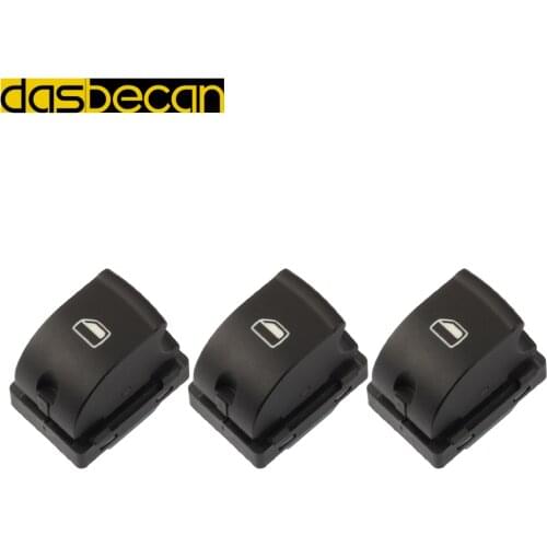 3PCS Window Control Switch Button Passenger Side Mirror Power Electronic 8E0959855 8E0959851 for AUDI A4 S4 B6 B7 RS4 SEAT Exeo
