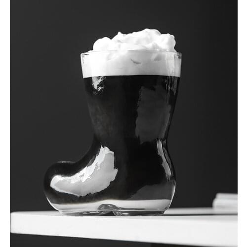 Creative Handmade Boots Glass Transparent Personality Juice Drink Beer Cup Trend Coffee Cup Ins Wind