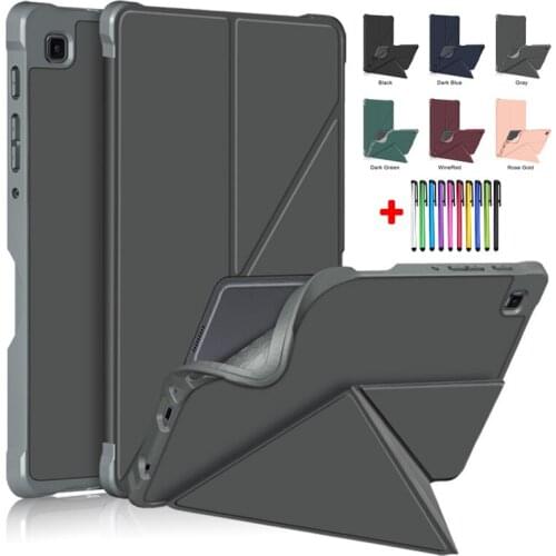 Fashion Multi Fold Funda For Samsung Galaxy Tab A7 Lite 8.7 SM-T220 SM-T225 2021 Cover Tablet Shell For Samsung Tab A7 Lite Case