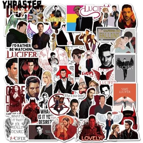 10/30/50Pcs American TV Show Lucifer Graffiti Stickers For Car Motorcycle Laptop Luggage Skateboard Waterproof Diary Stationery