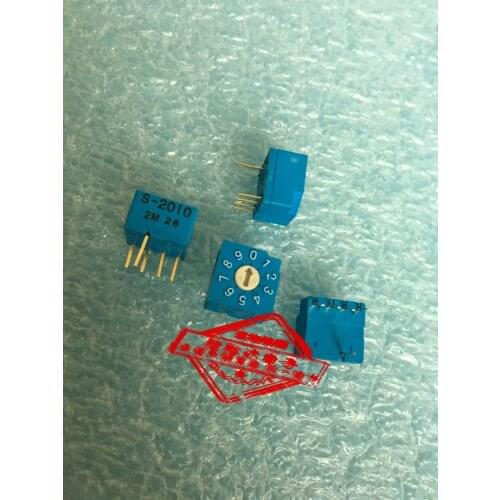 Original new 100% S-2010 S-2010A code switch 0-9 rotary switch 10 bit positive code
