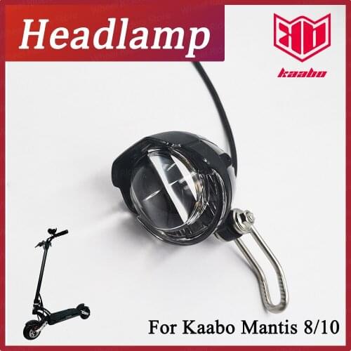 Original Kaabo Mantis 8 Mantis 10 Head Lamp Front Light Electric Scooter Parts Accessories 8inch 10inch