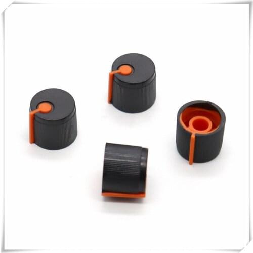 10 Pieces Plastic Flower Shaft Knob Diameter 17mm Height 15mm Potentiometer Encoder Knob Gear Shaped Inner Hole 6mm