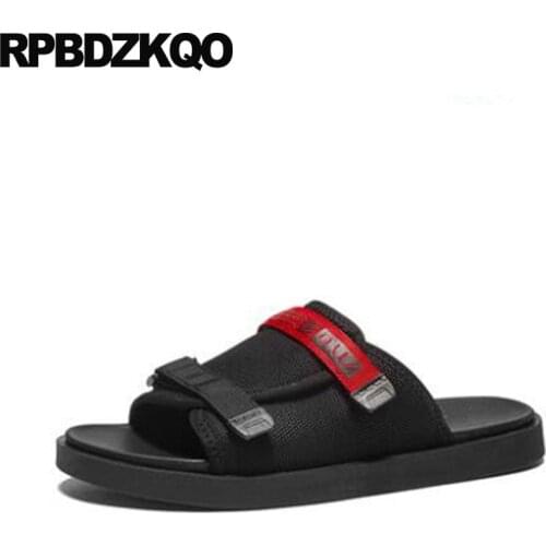 Native Water Platform Black Slippers Luxury Mesh Sandals Flat Slides Designer Shoes Men High Quality Waterproof Slip On Summer