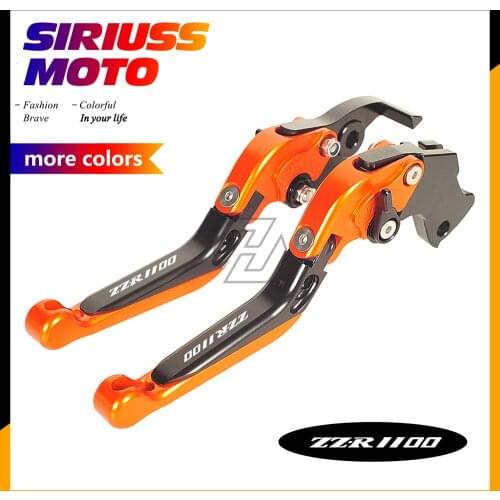 Foldable Brake Clutch Levers Case for KAWASAKI ZZR1100 ZZR 1100 ZZ R1100 90-92 1990 1991 1992