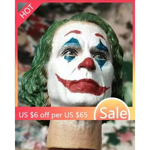 TBLeague 1/6 DC2019 Joker Head Sculpt Joaquin Phoenix Head Played for 12in Action Figure