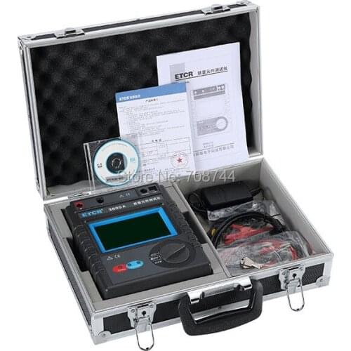 ETCR3800A Intelligent Lightning Protection Component Tester With Touch Color Screen MOV GDT Performance Parameters Tester