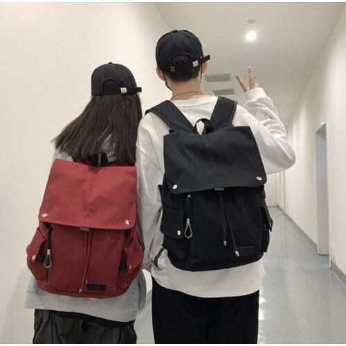 Womens Bag Mens Backpack Black School Nylon Stylish Small Mini College Travel Laptop New 2021 The Single Shoulder Bag