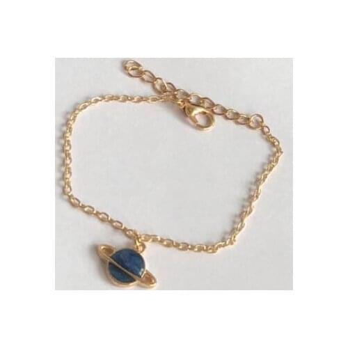 Sl477 Vintage Simple wild female popular bracelet geometric elements alloy Planet pendant bracelet Female jewelry accessories