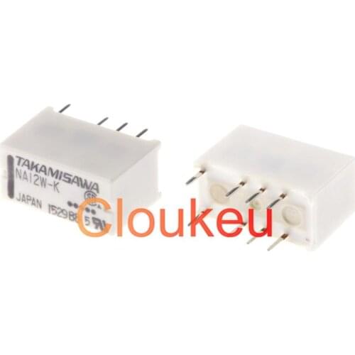 100Pcs Relay DIP8 NA5W-K NA12W-K NA24W-K 5V 12V 24V 2A