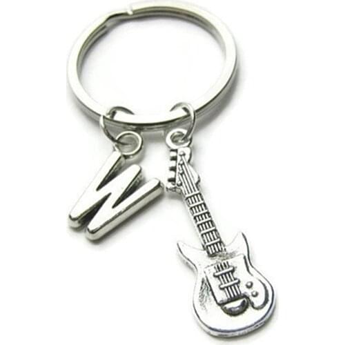 Guitar Keychain, Guitar Lover Keychain, Guitar Keychain, Guitar Player Keychain, Music Lover Gift