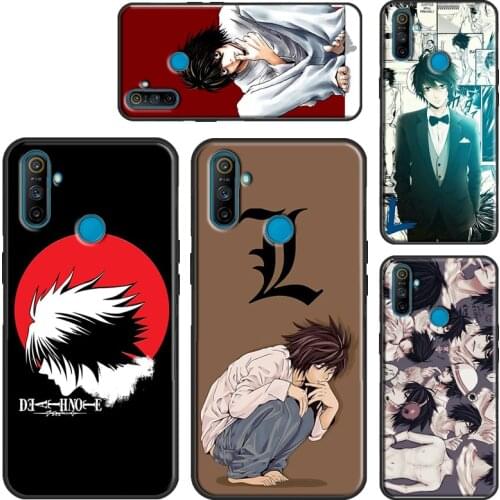 DEATH NOTE L Lawliet Phone Case For OnePlus 8T 7T Nord 8 9 Pro Cover For Realme GT Neo Q3 6 7 8 Pro C3 C11 C21