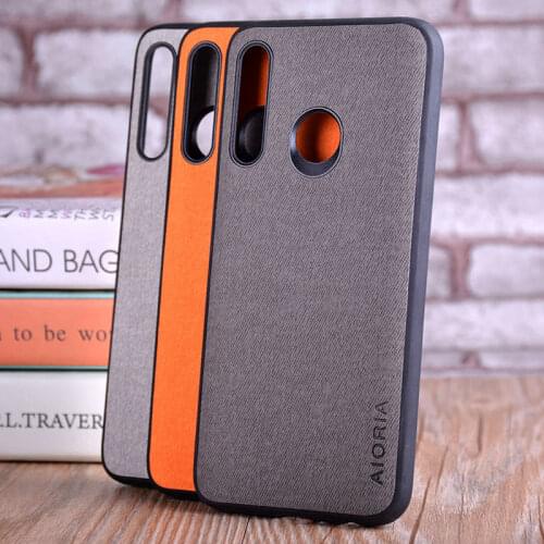 Case for Honor 10i 20i coque Luxury textile Leather skin soft TPU PC hard phone cover for Huawei Honor 10i case funda capa