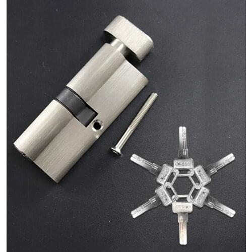 Door Locks Security Lock Cylinders 55 60 65 70 75 80mm for 35- 50mm Thickness Door lock for home Core Lock Cylinders 5Keys