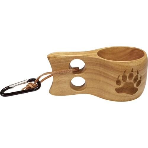 Japanese Coffee Wooden Cup With Portable Handle Anti-scald Cup