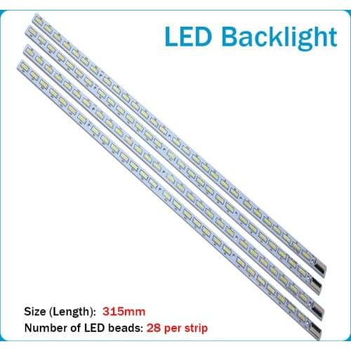 FOR Hisense LED50K310X3D LED50K316XG3D Article lamp V500H1-LS5-TLEM4 V500H1-LS5-TREM4 1piece=28LED 315MM