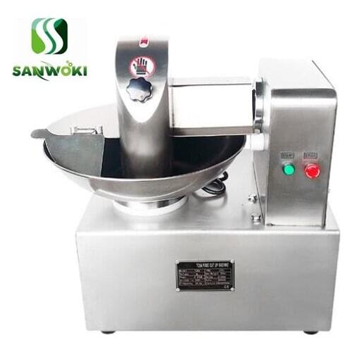 5L capacity Cutting and Mixing Machine Meat Bowl Cutter Meat Bowl dicing Machine buns stuffing grinder machine
