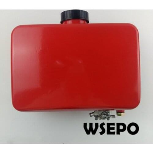 Chongqing Quality! Fuel(Diesel)Tank Assy with cap and fuel tag for 186F(FA) L100 9HP Air Cooled Diesel Engine
