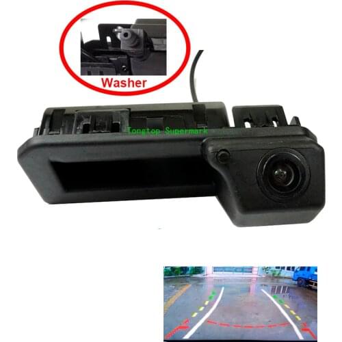 Night Vision Car Trunk Handle Switch Rear View Camera For 2018 Audi Q2 Q5L A5 Skoda karoq Cayenne Bora Passat 2019
