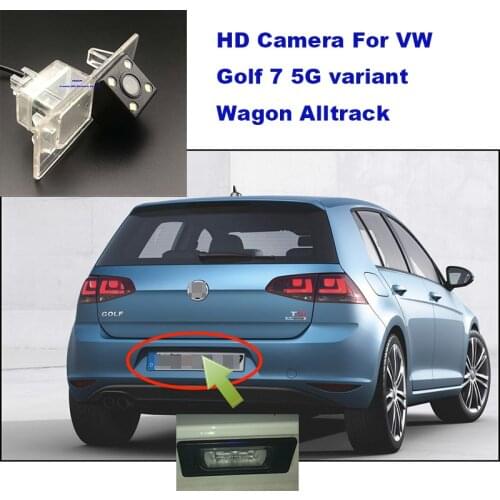 Yessun rear camera For Volkswagen VW Golf 7 5G variant Wagon Alltrack CCD Rear View camera or camera bracket