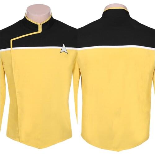 Star Cosplay Trek Lower Decks Season 1 Cosplay Costume Men Uniform Coat