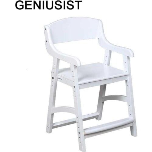 Mueble Infantiles Learning Tower Silla Estudio Wood Children Furniture Chaise Enfant Adjustable Cadeira Infantil Kids Chair