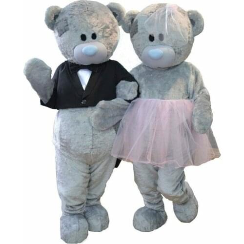 Man Teddy Bear Mascot Costume Tailsman Doll Halloween Carival Party Event Dress Event Apparel Cartoon Character Birthday Clothes