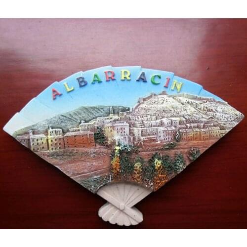 QIQIPP Customized European and Spanish travel commemorative refrigerator stickers Albarracin