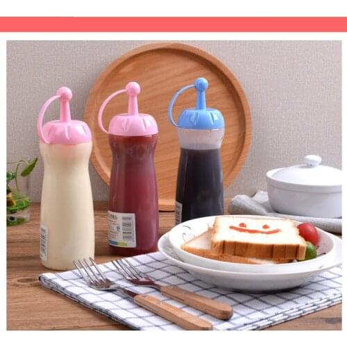 1PC New Squeeze Bottle Condiment Dispenser Ketchup Mustard Sauce Vinegar LF 120