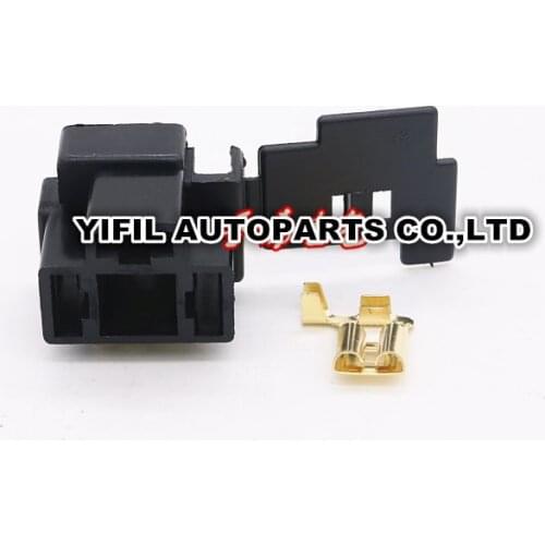 10/20/50/100pcs/lot 3 Pin/Way H4 Headlight Automotive Connector Plug Socket Housing For Audi VW DJD031A-1