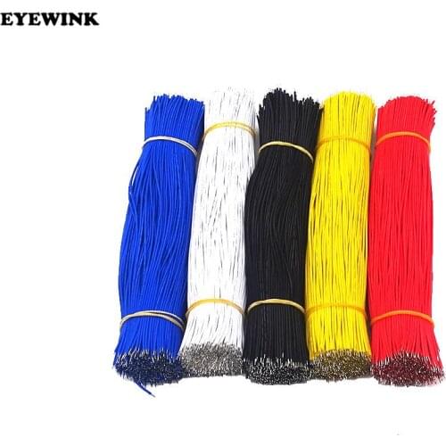 500PCS Tin-Plated Breadboard PCB Solder Cable 24AWG 20CM Fly Jumper Wire Cable Tin Conductor Wires 1007-24AWG Connector Wire