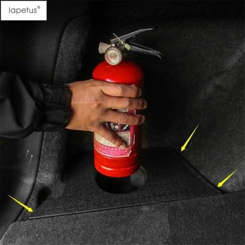 Lapetus Accessories Fit For Honda CR-V CRV 2017 2018 2019 2020 Plastic Fire Extinguisher Cup Holder Case Molding Cover Kit Trim
